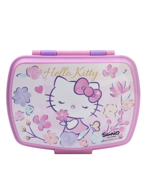 Porta Pranzo In Plastica Hello Kitty 17cm