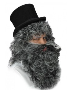 Barba Con Parrucca Brizzolata