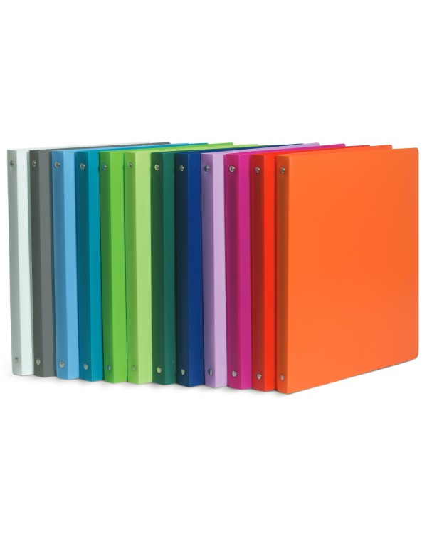 Exacompta Polypropylene Binder 4 Rings Assorted Colors