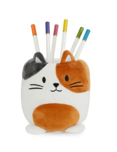 Fluffy Cat Plushie Pen Holder