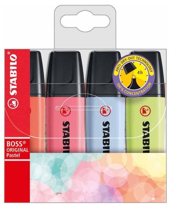 Stabilo Boss Highlighters Original Set 4Pcs.