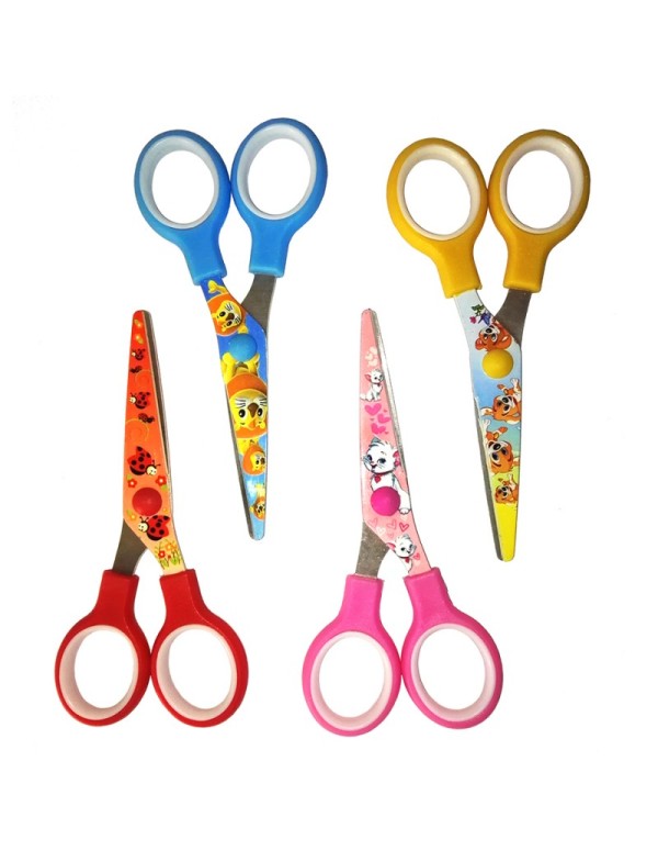 Lebez Rounded Tip Scissors Assorted Fantasies