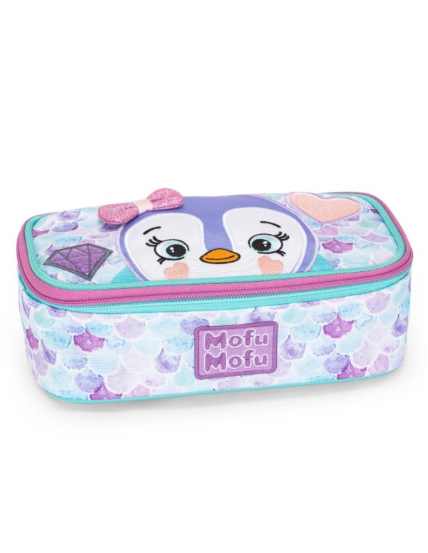 Astuccio Ovale Mofu Mofu Pinguino