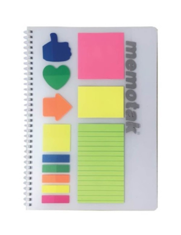 Maxi Spiralato Memotak Con Sticky Notes