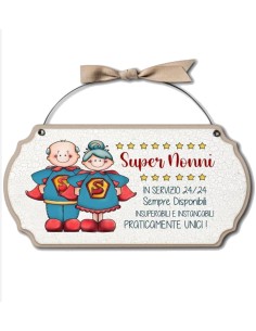 Targa Legno Festa Dei Nonni...