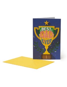 Father's Day Greeting Card Best Dad Ever Legami