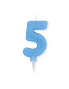 Light Blue Birthday Candle... 2