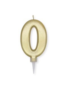 Gold Plump Metal Candles... 2