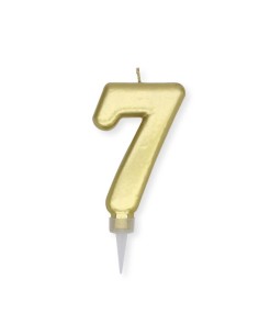 Gold Plump Metal Candles... 2