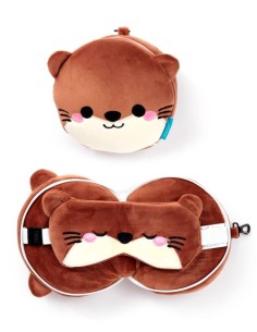 Otter Travel Blinders Pillow