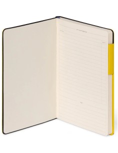 Legami Striped Notebook Yellow 2