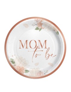 Mom To Be Paper Plates 6pcs