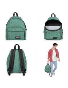 Eastpak Backpack Padded Pak'r Blocks Melted Light Green