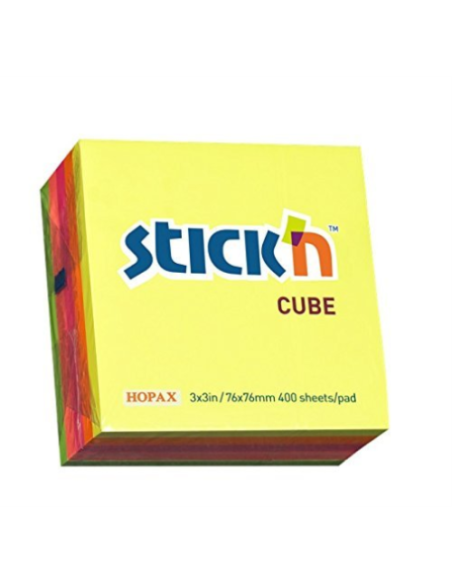 Sticky Memo Notes 76x76mm 400 Sheets