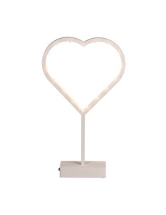 Lampada Cuore Bianco Con 16...