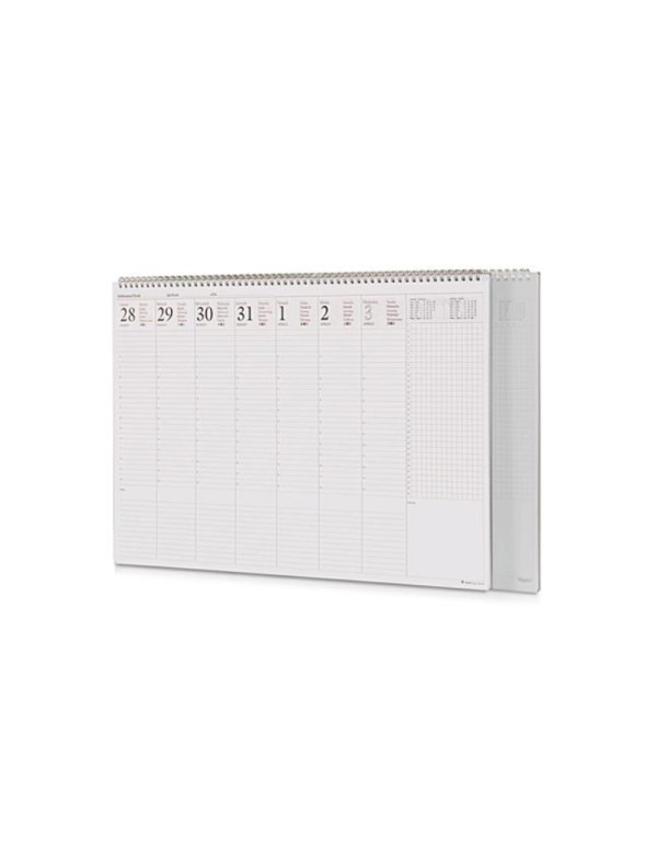 Planning Settimanale Da Tavolo Mini Spiralato Perpetuo Non Datato InTempo 35cm
