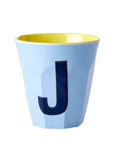 Rice Blue J Melamine Glass
