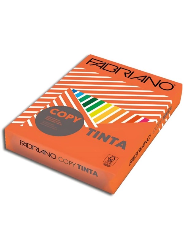 Risma Di Carta Colorata Fabriano Copytinta Aragosta 160gr 250 Fogli