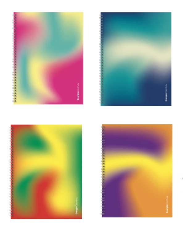 Notebook A4 120ff Multicolor