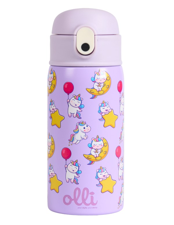 Borraccia Termica In Acciaio Inox Unicorn Olli Kids 350ml