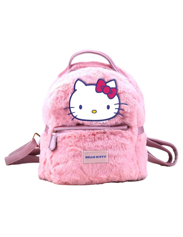 Mini Zaino Asilo In Peluche Hello Kitty