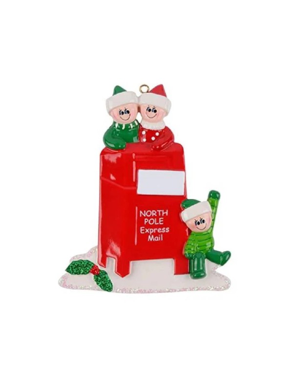 Addobbo Albero Di Natale 3 In Famiglia Letters To Santa Personalizzabile