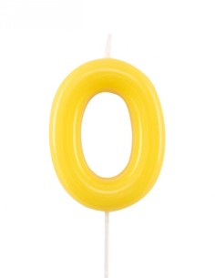 Glossy Birthday Candle 10cm 2