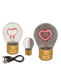Heart Shaped Led Bulb 12cm 2
