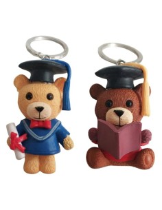 Graduation Teddy Bear Keychain 2