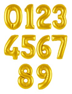 Foil Numbers Balloons 100cm