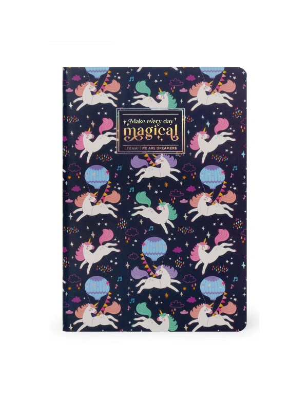 Legami Quaderno A5 Unicorno Con Pagine Rigate