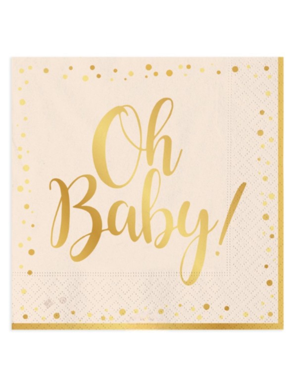 Tovaglioli Di Carta Oh Baby 33cm 16pz