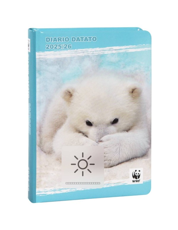 Diario 12 Mesi Datato WWF Orso