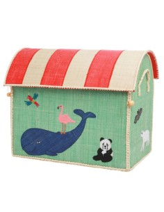 Medium Raffia Storage House