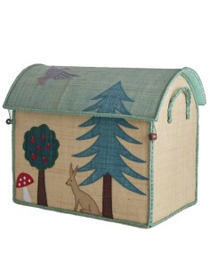 Medium Raffia Storage House