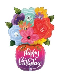 Vase Flowers Balloon 71cm