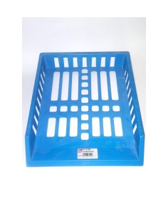 Plastic Desk Organiser Blue