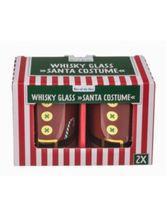 Whisky Santa Glasses 2 pcs 2