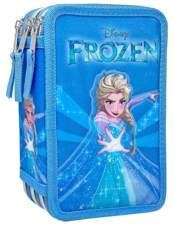 Astuccio Completo 3 Zip Disney Frozen