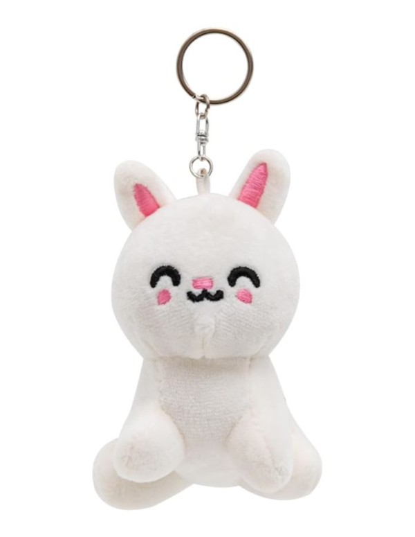 Portachiavi In Peluche Coniglio 10cm