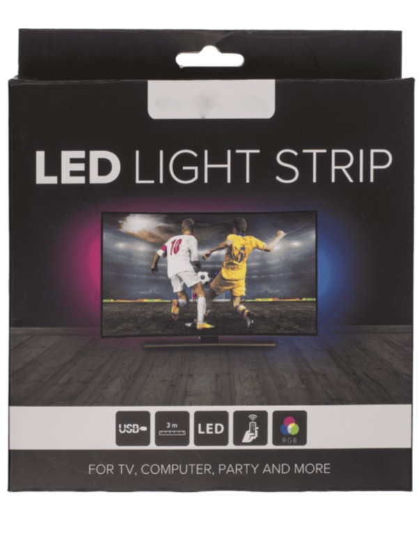 Colour Led Light Strip With Lights Effect With Remote Controller