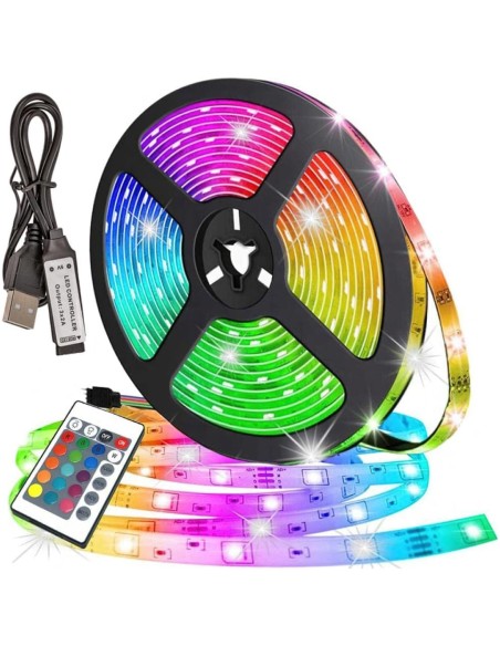 Colour Led Light Strip With Lights Effect With Remote Controller
