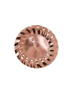 Paper Pink Gold Plates diam...