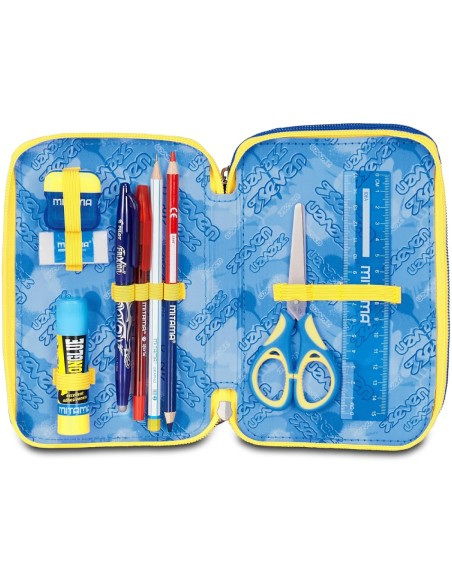 Astuccio Completo 3 Zip Seven Hidden Spot Boy