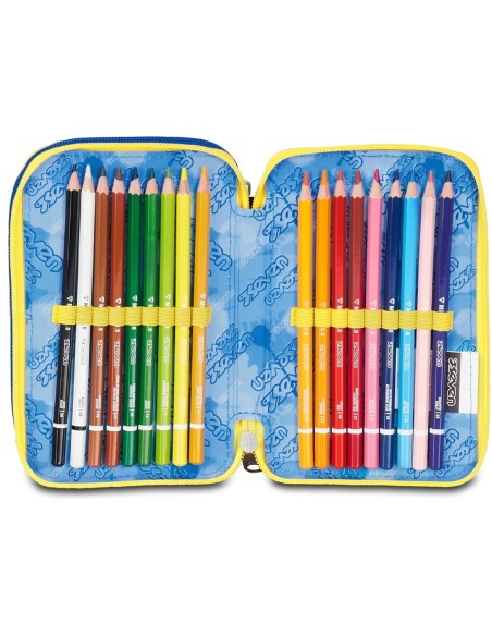 Astuccio Completo 3 Zip Seven Hidden Spot Boy