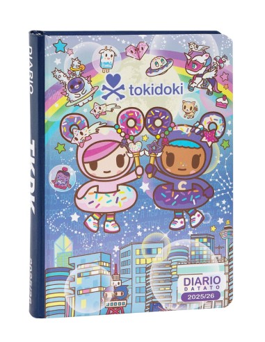 Superdiario Datato 2025/26 TokiDoki Blu