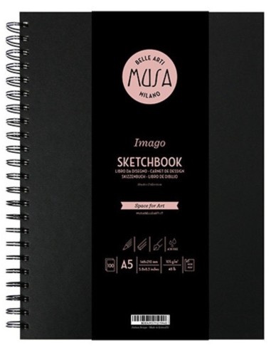 Blocco Da Disegno Sketch Book A5 Spiralato