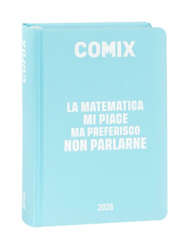 Diario 16 Mesi Comix Mignon 2025/26 La Matematica Mi Piace Ma Preferisco Non Parlarne Azure