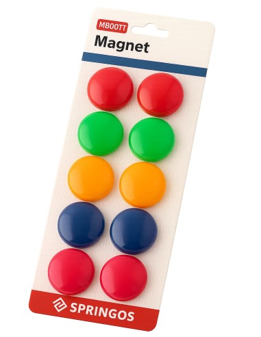 Magneti Rotondi A Bottone 30mm 12pz