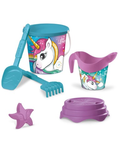 Beach Set Unicorn Bucket Rake and Watering Can